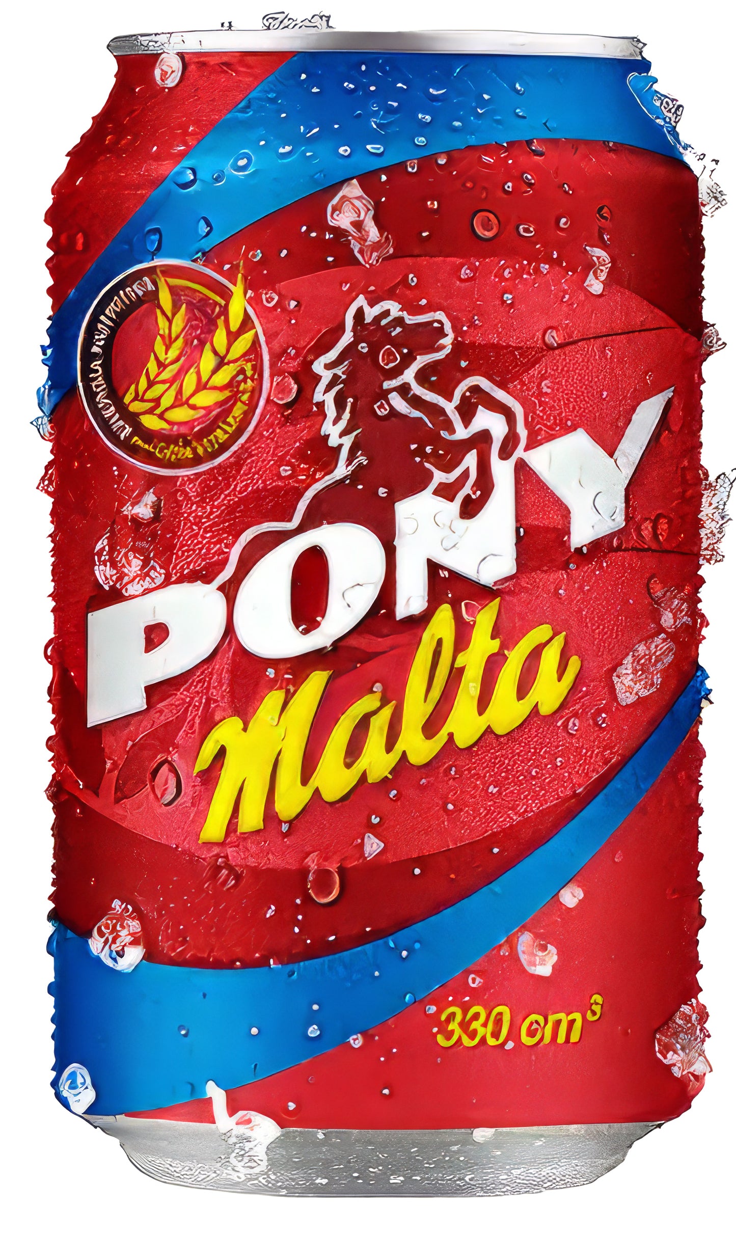 Pony Malta 330cm2 six pack – Traditional Colombian Malt Beverage six pack.