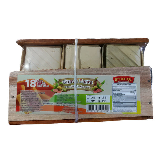 Bocadillo Veleño – Colombian Guava Paste in Wooden Box (550g) 18 units.