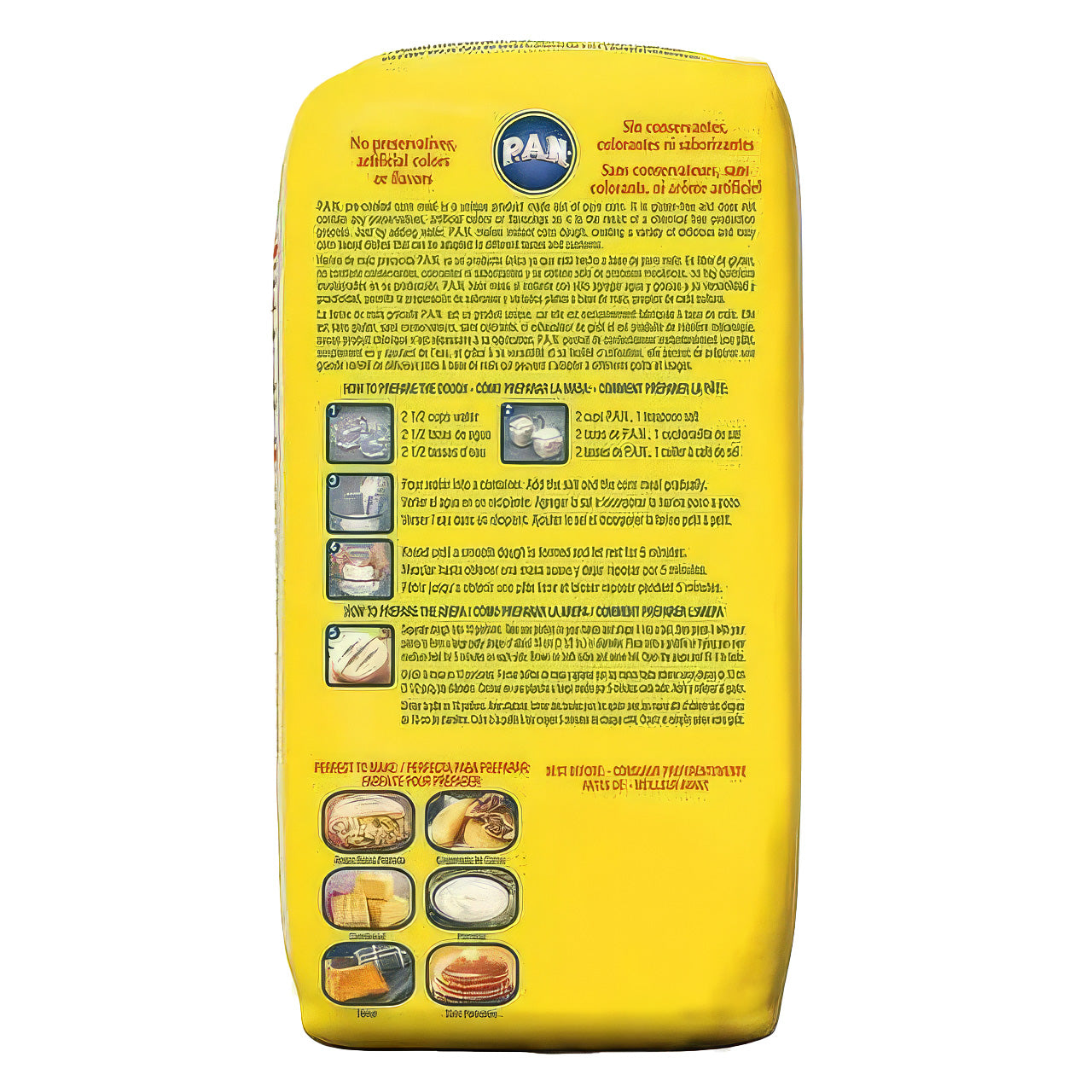 Harina de Maíz PAN Blanco - White Corn Flour, Pre-Cooked White Cornmeal