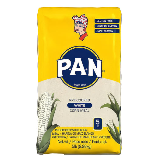 Harina de Maíz PAN Blanco - White Corn Flour, Pre-Cooked White Cornmeal